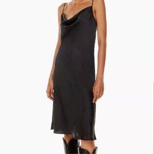 Wilfred Only Satin Cowlneck Slip Dress